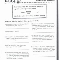 Bill nye motion worksheet answer key