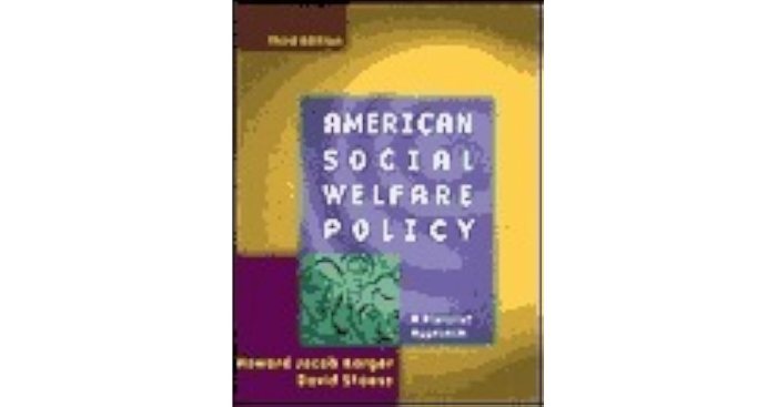 American social welfare policy a pluralist approach 8th edition